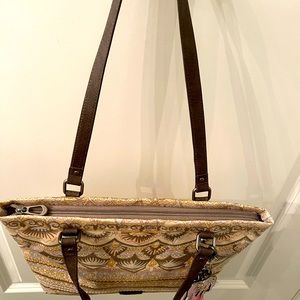 Sakroots small tote with zipper top